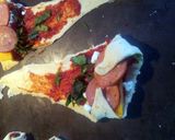 A picture of step 3 of Fast pizza rolls.