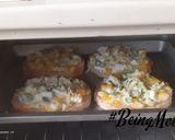 A picture of step 3 of Corn- Paneer Toast.