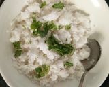 A picture of step 5 of Pakhala Bhata.