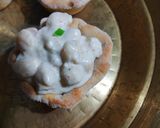 A picture of step 12 of Chole bhature cheese cups.