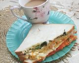 তিন স্তরের বা  তিন রঙের স‍্যান্ডউইচ(Three layers/colors sandwich) রেসিপির ধাপ 4 ছবি