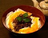 A picture of step 8 of My Family's Oyako Chicken and Egg Rice Bowl with Soboro.