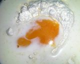A picture of step 1 of Sig Elderflower tempura with cream and icecream and/orLittle ap.