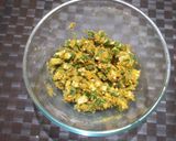 A picture of step 2 of Crispy Bhindi pakora.