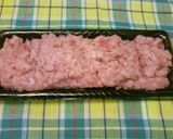 A picture of step 1 of Negi-Toro (Scallions and Fatty Tuna) Sushi Rolls.