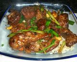 A picture of step 17 of Kung Pao Beef.