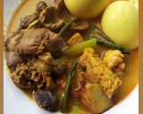 Foto langkah ke 7 dari resep Gulai ati ampela dan telor kuah susu.