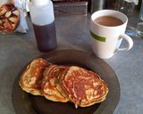 A picture of step 6 of Leftover porridge pancakes.