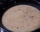 A picture of step 5 of Italian egg soup.
