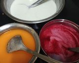A picture of step 1 of Colourful idli.