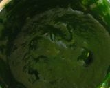 A picture of step 1 of Baby potatoes in green gravy.