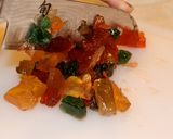 A picture of step 2 of Fruit Cake Cookies.
