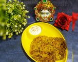 A picture of step 4 of Sabudana Thalipeeth.
