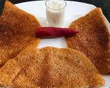 A picture of step 5 of Oats besan chilla.