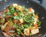 A picture of step 4 of Chilli paneer.