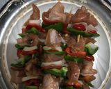 A picture of step 3 of Chicken kabab.
