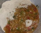 A picture of step 4 of Egg Veg. Crepes.