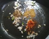 A picture of step 1 of Moong sprout grilled sandwitch.