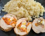 Foto del paso 4 de la receta: Rollo de pechuga rellena