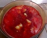 A picture of step 4 of Nutritious Beetroot, Potato, Carrot, and Lotus Seed Soup.