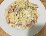 Foto del paso 1 de la receta Macarrones con beicon y nata