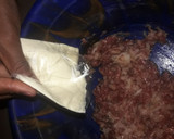 A picture of step 2 of Meatballs #smallchopcontest.