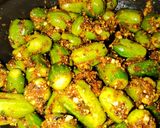 A picture of step 4 of Stuffed ivy gourd masala (भरली तोंडली).