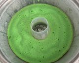 Foto langkah ke 5 dari resep Bolu Kukus Pandan Keju Lumer 💚.