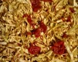 Foto del paso 1 de la receta: Repollo al horno con salsa de pimentón y tomates confitados