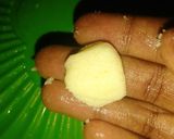A picture of step 2 of Gullisuwa (milk balls).
