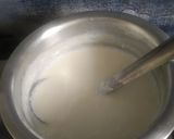 A picture of step 1 of Sooji halwa with rabri.