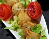 A picture of step 7 of Qeema samosa...