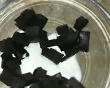 A picture of step 2 of Frosting ganache.