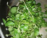 Foto del paso 2 de la receta: Ensalada de habas, berros y hojas de apio
