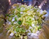 A picture of step 1 of Chinese Cabbage Hamburger Steaks in Thick Japanese Ume Plum Sauce.