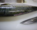 A picture of step 4 of Let's Prepare a Fish! How to Make Amberjack Sashimi.