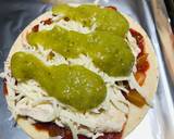 Mini Shredded Salsa Chicken Tortilla Pizzas recipe step 6 photo