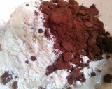 A picture of step 2 of Cocoa Pound Cake with Tofu and Banana.