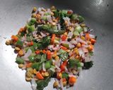 A picture of step 2 of Suji Upma.