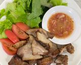 A picture of step 8 of Roasted garlic marinated pork collar with spicy Thai-style sauce.