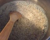 A picture of step 2 of Cinnamon Steel Cut Oatmeal with Haw Honey & Flaxseed.