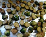 A picture of step 3 of Roasted Brussell Sprout and Artichoke Garden Dip.
