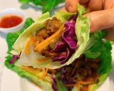 Hình bước làm 1 của món Cuốn Tempeh