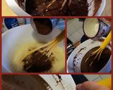 A picture of step 3 of AMIEs Moist CHOCOLATE Cake.