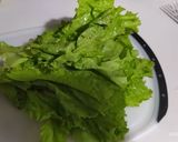 Foto del paso 1 de la receta: Lechuga y acelga salteadas