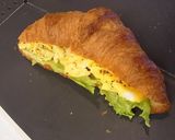A picture of step 4 of Absolutely Delicious! Croissant Sandwich.