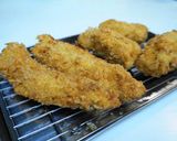 A picture of step 5 of Fried Chicken Tender with Umeboshi for Bento.
