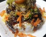 A picture of step 4 of Aloo Tikki Chaat.