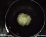 A picture of step 3 of Lahsuni moong daal.