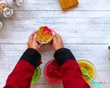Foto langkah ke 4 dari resep Getuk Pelangi.